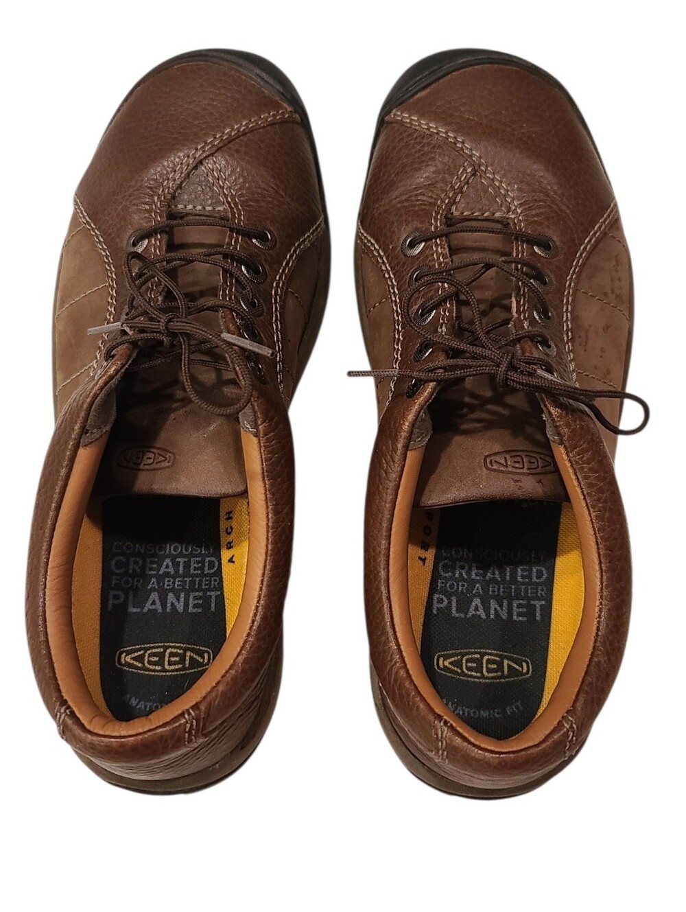 Keen Presidio leather lace up hiking shoes size US 8 - Picture 2 of 7